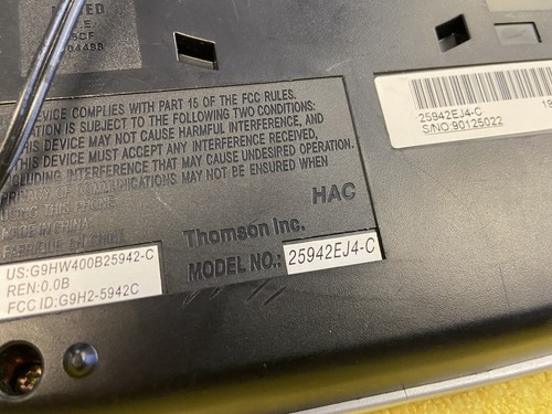 GE 25942 Charging base For 5942EE4-C Cordless telephone - Picture 10 of 12