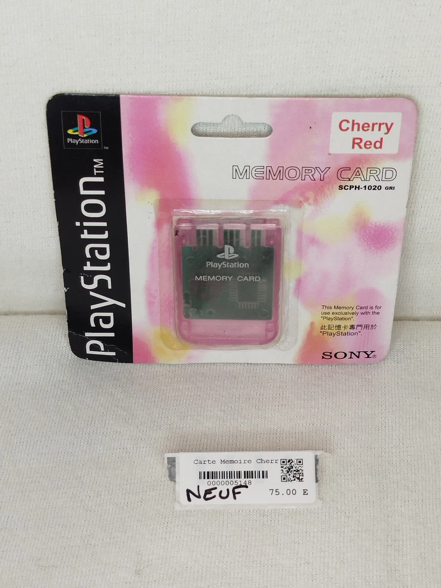 Cartes mémoire Sony pour console de jeux vidéo sur Sony PlayStation 1
