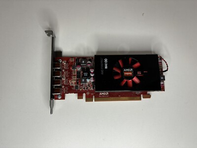 AMD FirePro W4100 2GB GDDR5 4x Mini DP PCI-Express Graphics Card GPU 102C7550100