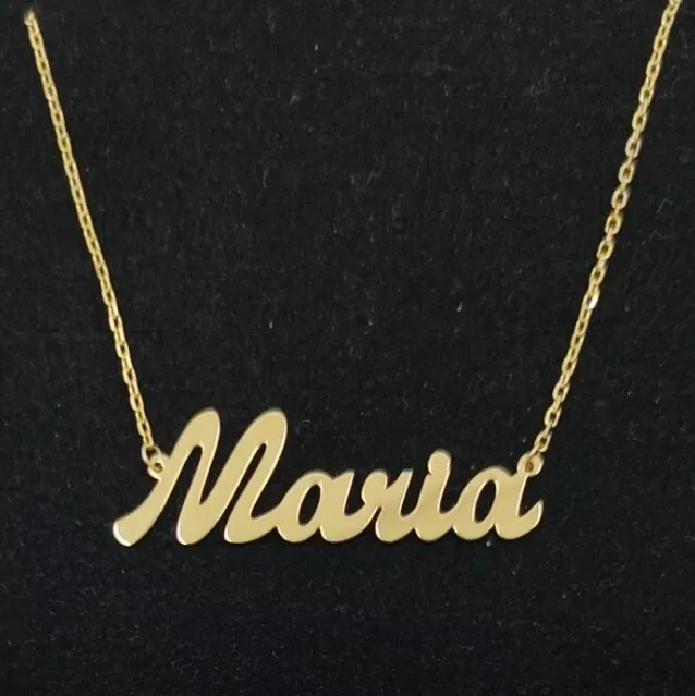 Maria name necklace sale