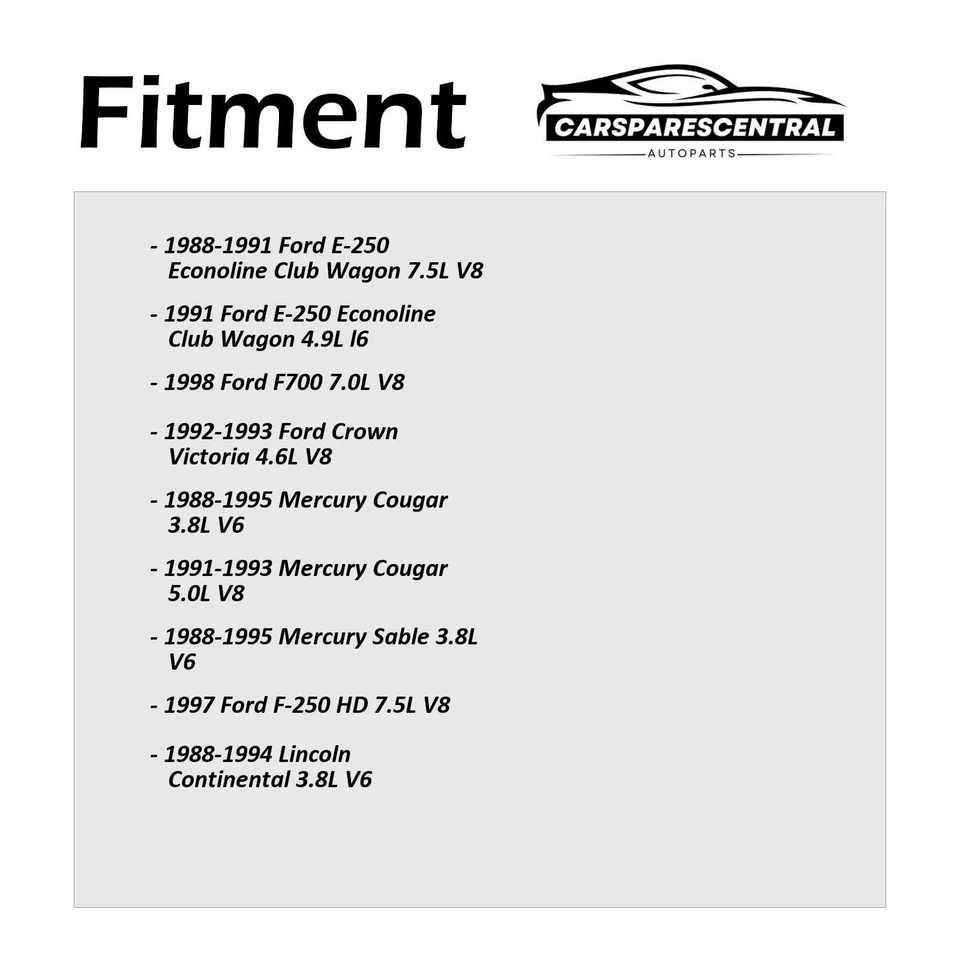 Camioneta de encendido de distribuidor para Ford E-150 Econoline Club Wagon 5,0 L 1992-1996 Foto 4 de 4