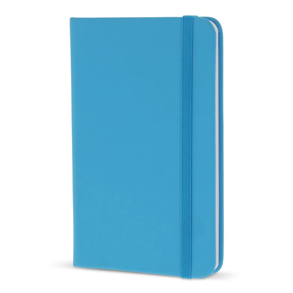 TOPPOINT Notizbuch / DIN A6 / 192 S. / liniert / PU Hardcover / Farbe: hellblau