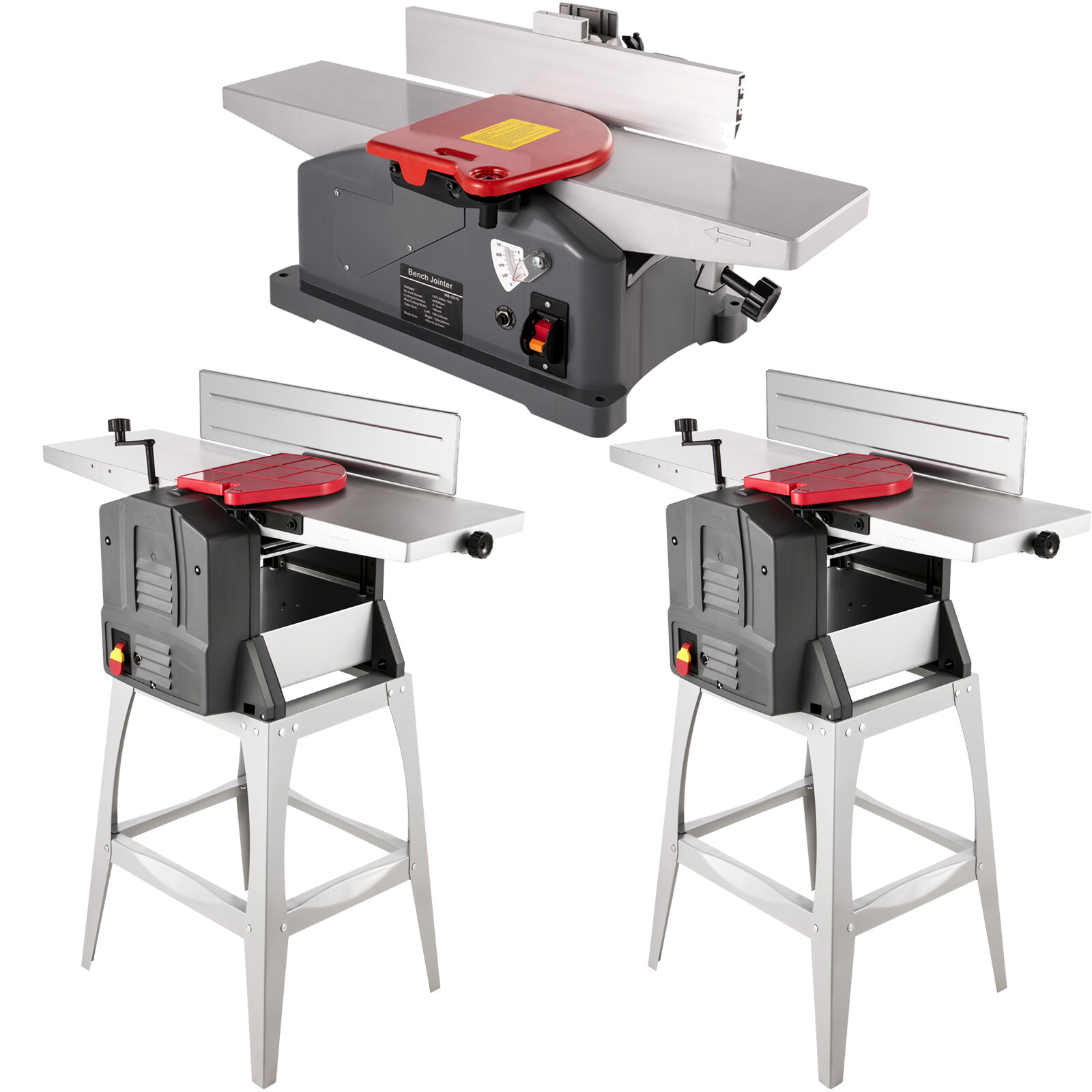 6"/8"/10" Jointers Woodworking Benchtop Jointer Planer Wood Cutting