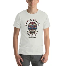 SURFER SUGAR SKULL UNI-SEX T-SHIRT