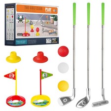 Kids Golf Clubs for 3 4 5 6 Years Old, Retractable Toddler Golf Set with Stor...