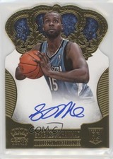 2013 Panini Preferred Crown Royale Rookies Gold 4/10 Shabazz Muhammad Auto 3s8