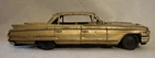 Antique Tin Friction Car Cadillac Bandai Sign of Quality Litho 8" circa 1960