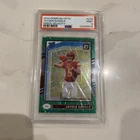 2024 Panini Optic Jayden Daniels RC Green Velocity Prizm PSA 9 Rookie