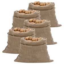 Jute bags 5 pieces 220 g m 100 x 110 cm 100 jute