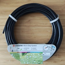 Image of GARDENA Micro-Drip-System Supply Pipe 4.6mm Drip Irrigation Line Black - 15 m