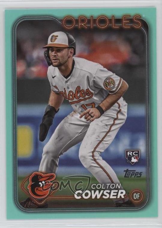 2024 Topps Series 1 Aqua Colton Cowser #257 4k6
