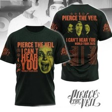 Pierce The Veil I Can t Hear You World Tour 2025 3D T-Shirt