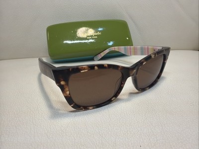 Kate Spade Tortoise ALORA /P/S 0RNL VW 53-17 135 Sunglasses W/ Case See Details