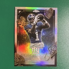 New 2025 Topps Chrome Malik Nabers Fortune 15 Refractor #F15-15