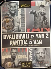UFC 323 Promo Poster Dvalishvili vs Yan 2