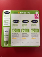 Cetaphil Frag Free Daily Facial Moisturizer SPF 50 UVA/UVB Sun Protec. Exp 4/27