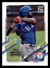 2021 Topps Employee Edition # 35 Danny Santana Texas Rangers