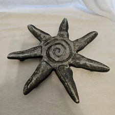 Tobin James Antiqued Copper Star Trivet Kitchen Home Decor Spiral