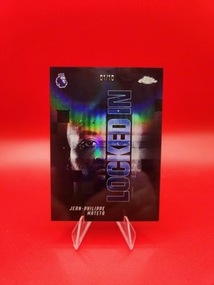 2026 Topps Chrome Premier League Locked In Jean-Philippe Mateta /10 Buchstütze