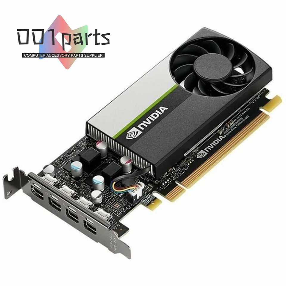 NVIDIA RTX T1000 8GB Graphic Card GDDR6 PCI Express 3.0 - Image 2 of 3