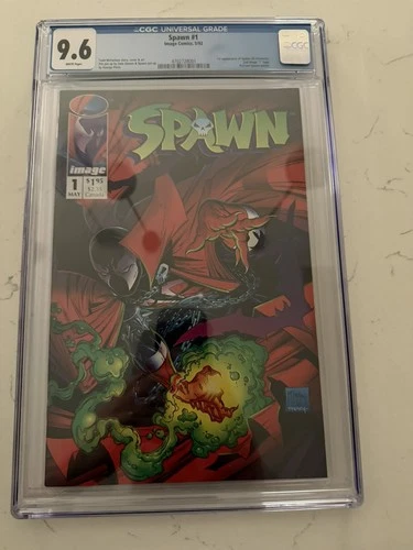 1992 Spawn #1 Image Comics CGC Graded 9.6 Near Mint+