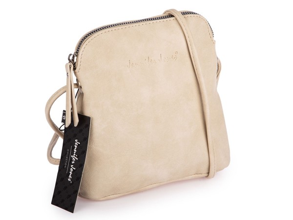 Jennifer Jones Klein Damentasche Weich Kunstleder UmhäNgetasche Beige-image