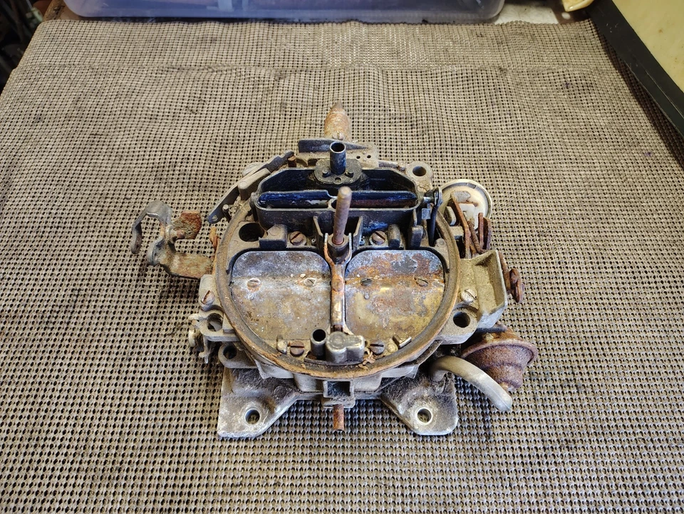 Buick Skylark GS LeSabre 350 1971 carburador Quadrajet 7041544 Foto 3 de 4