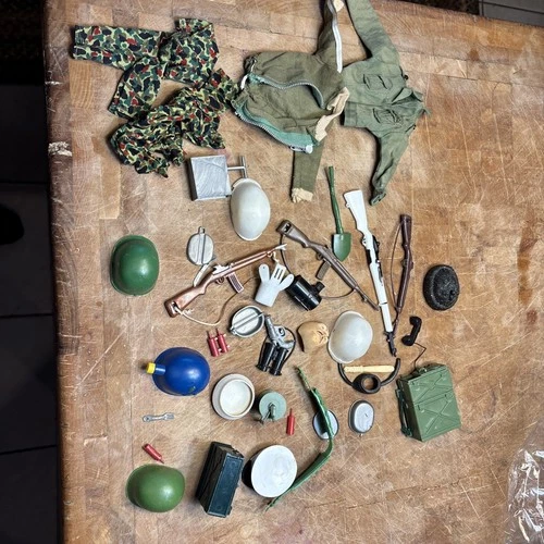 Vintage 12 Inch Gi Joe Equipment Clothing Lot