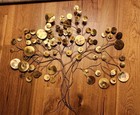 Curtis Jere Brutalist Raindrop Money Tree Of Life Sculpture Mid Century 33