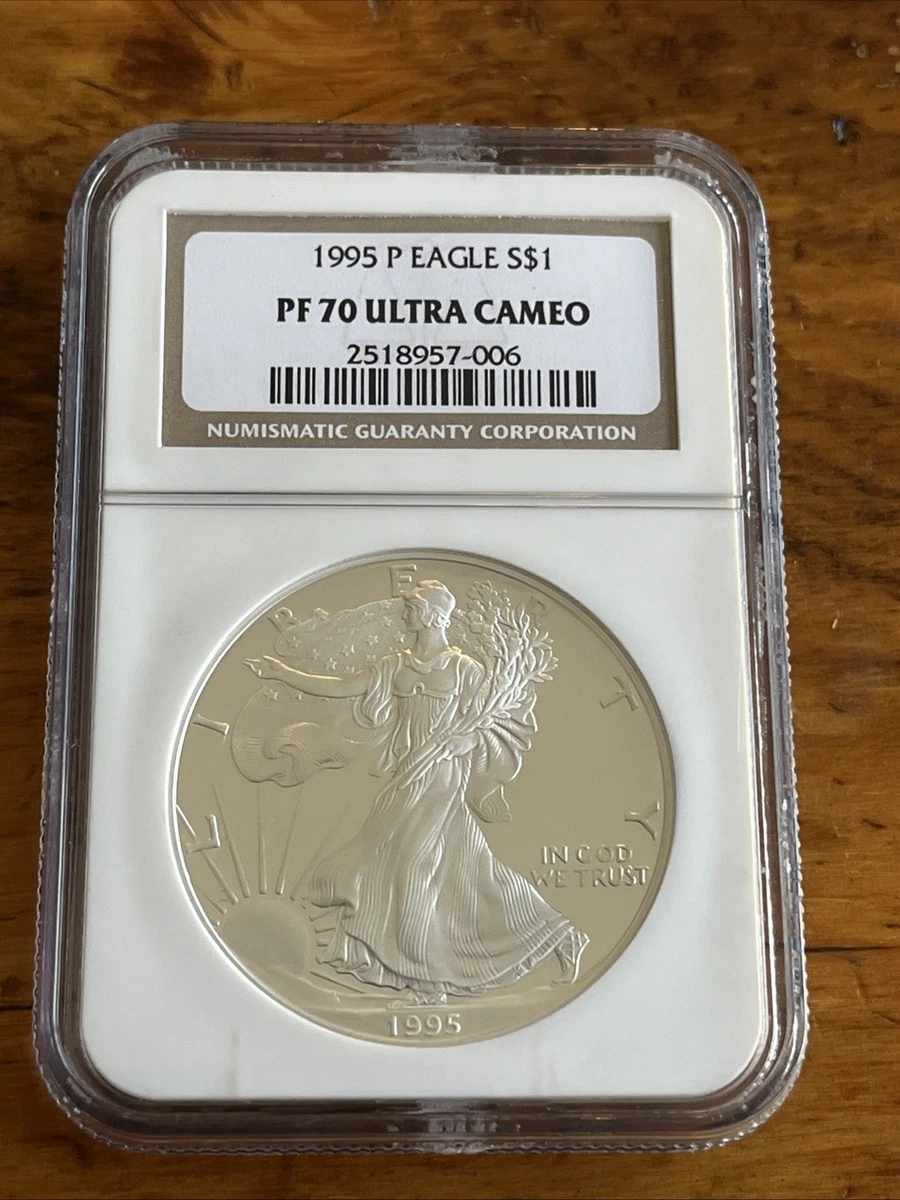 American Eagle PR 70 Graded 1995 Silver Bullion Coins for sale | eBay