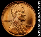 1944 Lincoln Wheat Cent - Red Choice Gem Brilliant Unc+++++  No Reserve  #i7554