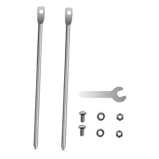 Stakes for Yard Signs, 15.7" Long / 0.3 Inch Thickness Sturdy Metal Sign