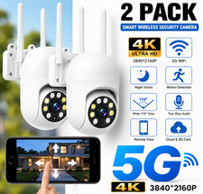2-Pack Wireless 5G WiFi Security Camera System Smart Outdoor Night Vision 1080P