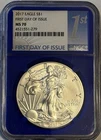 2017 American Silver Eagle NGC MS70 First Day of Issue