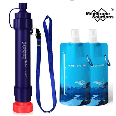 #ad Portable Water FiltersWater Pouchx2 Portable Filtration Emergency Survival $79.49