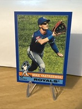 2025 Topps Heritage High Number - Mike Yastrzemski #696 Dark Blue Bordered