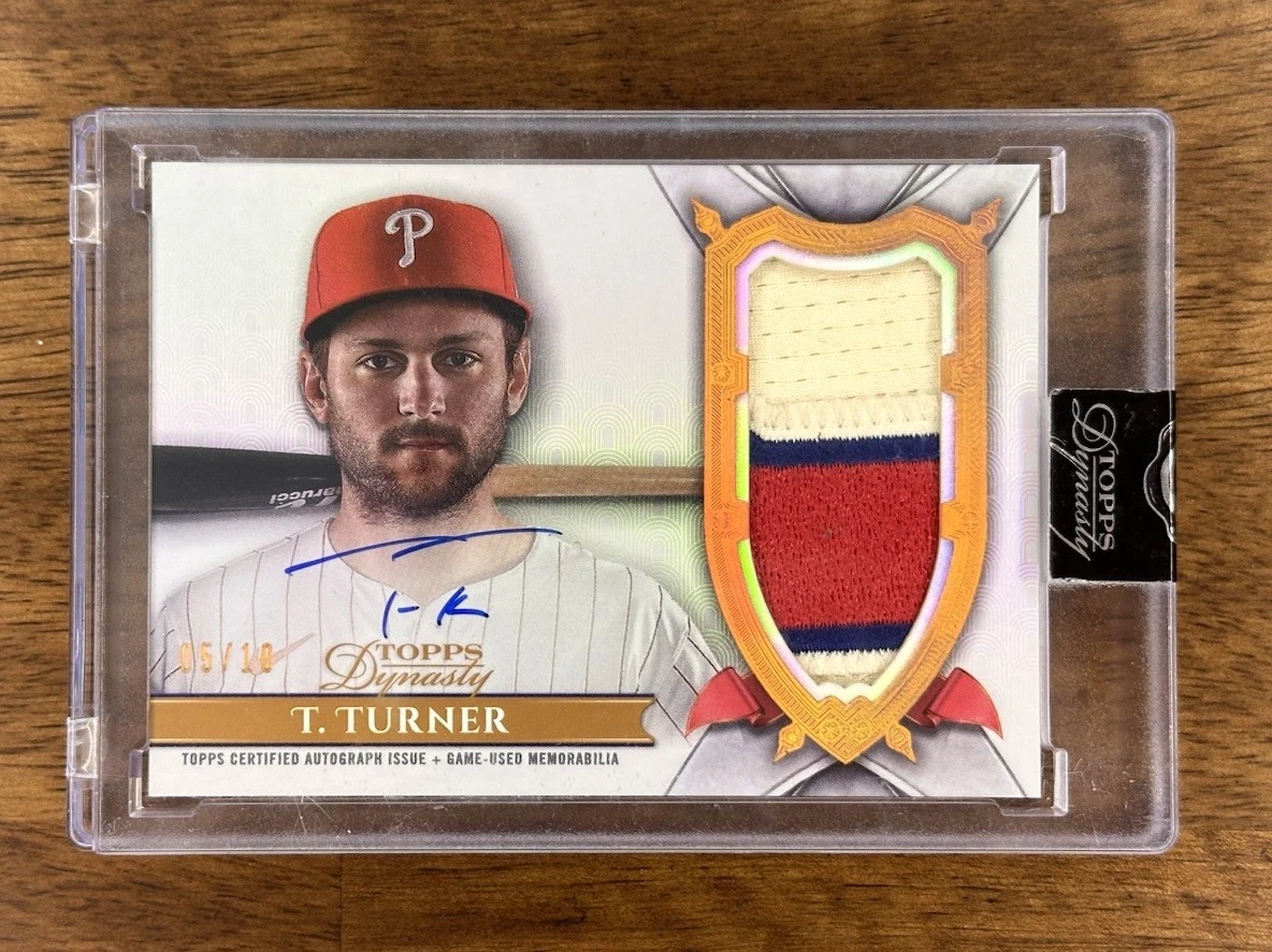 Trea Turner Baseball Serial Numbered Sports Trading Cards