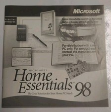 Microsoft Home Essentials 98 Manual