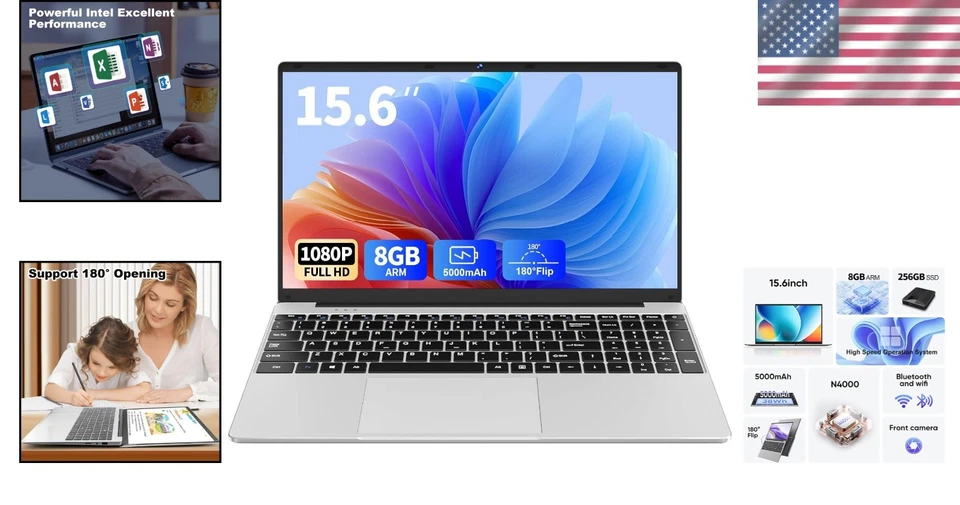 Office 2024 Pre-installed 15.6" Student Computer - Image 2 of 4