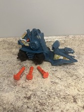 Masters Of The Universe Vintage Battle Ram Mattel With 3 Missiles MOTU