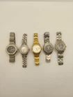 Lot Of 5 Vintage Lady Seiko And Orient Mechanical Watches - For Parts Or Repair