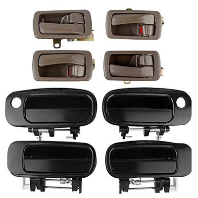 NPAUTO Interior Exterior Door Handles Replacement for Toyota Camry 1992 1993
