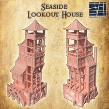 Seaside Lookout House - Miniatureland Terrain Wargaming D D DnD