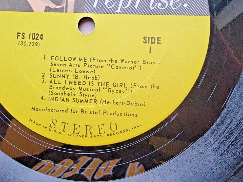 Frank Sinatra Duke Ellington /Frances A and Edward K 1967 LP EX Play Tested Wow - Image 4 of 4