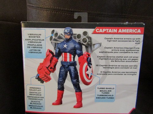 Nuevo en caja 9" FIGURA DE ACCIÓN CAPITÁN AMÉRICA con escudo turbo + refuerzo + guantelete - Imagen 3 de 3