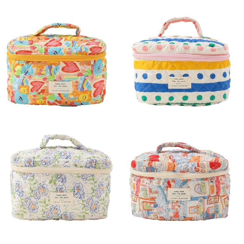 Large Capacity Makeup Cosmetic Toiletry Bag for Storage-image