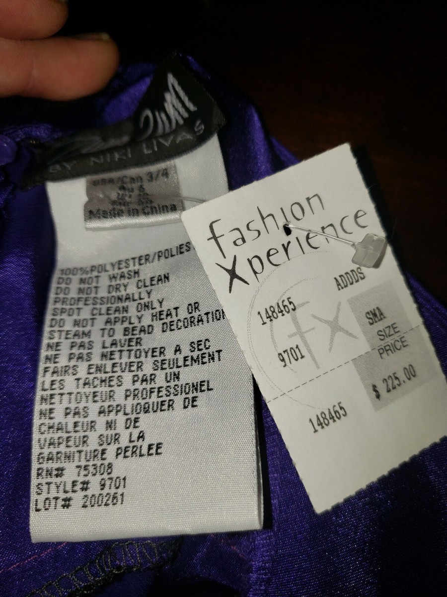 Lot of 3 Womens Small NWT $625 Formal Prom Dresses New Purple/Pink