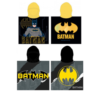 Batman Badeponcho Poncho Kapuzenhandtuch Marvel in 2 Varianten Maße 55x110 cm