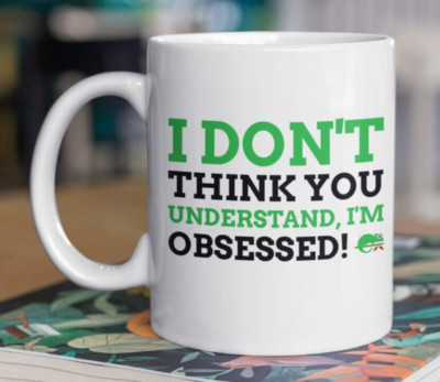 Ich glaube nicht, dass du verstehst, ich bin besessen! Lustige Chamäleon Tasse 11 Unzen Haustier Eidechse