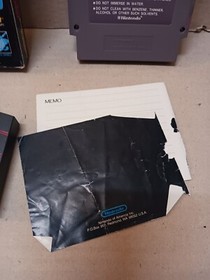 1987 Nintendo NES Mike Tyson's Punch-Out Case Cartridge Sleeve Box & Manual